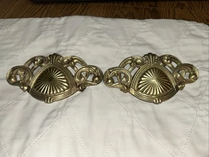 Antique Keeler Brass Co. Drawer Pull Handles - Picture 1 of 9