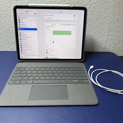 ipad pro 12.9 6th gen 256gb wifi + Logi Keyboard Und Apple Pen. - Bild 1 von 4