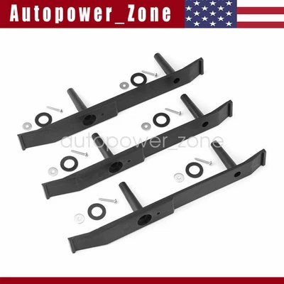 For 1987-1996 Ford F150 F250 F350 Tailgate Trim Panel Mounting Brackets Set of 3 - Изображение 1 из 4