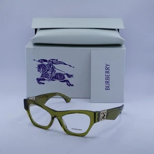 Burberry BE2405U 4118 Transparent Green 53mm Eyeglasses New Authentic - Picture 1 of 7