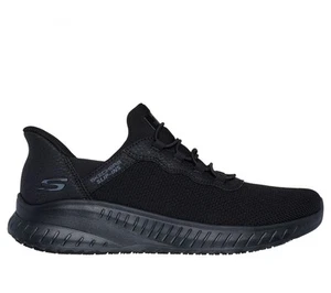 SKECHERS WORK Women's Slip-Ins Squad Chaos SR - Jasul Black - 108194-BLK, Black - Picture 1 of 5