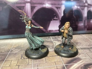 Harry Potter Miniature Adv. Game - Bellatrix & Wormtail (bemalt, Knight Models) - Bild 1 von 8