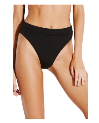 Seafolly 女式活动高腰裤黑色 8 码 4362 — 第 1/2 张图片