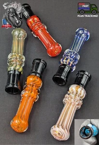 4" Glass Tobacco Pipes - Glass X-Large One Hitter 1A - Picture 1 of 4