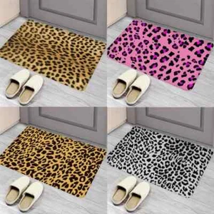 Leopard Cow Print Floor Mat Entrance Door Mat Nordic Style Home Doormat  - Picture 1 of 33