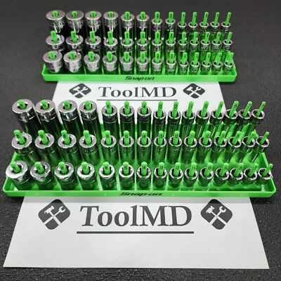 Snap-on Tools USA NEW 84-Piece SAE & Metric 3/8" Dr 6-Point MASTER Socket Sets - Image 1 of 4