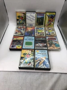 Commodore 64 Games Job Lot. Inc Zub , Aqua Racer , Cobra Force , Silkworm Ect - Afbeelding 1 van 20