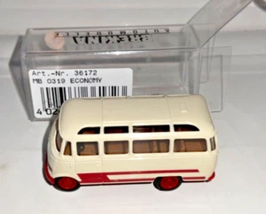 Brekina 36172 Mercedes-Benz O319 minibus con tetto avvolgibile beige rosso 1:87 in confezione originale - Foto 1 di 4