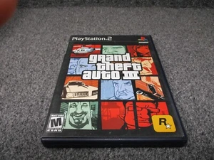 Grand Theft Auto III (Sony PlayStation 2, 2003) PS2 W/Manual Tested - Picture 1 of 6