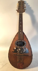Bauchmandoline Mandoline Julius Heinrich Zimmermann Zupfinstrument 1910/20 - Bild 1 von 10