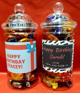 Dulces / frasco de chocolate personalizado lleno de cumpleaños - regalo para niños - Imagen 1 de 18