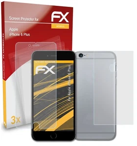 3x Lámina Protectora de Pantalla para Apple iPhone 6 Plus mate y antigolpes - Imagen 1 de 9