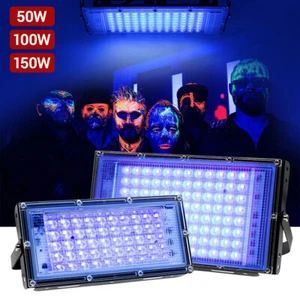 LED UV Stage Blacklight Ultraviolet Flood Effect Light DJ Disco Party Bar Decor - Picture 1 of 33