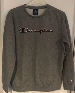 Boys Champion Sweatshirt XL 13/14 Grey Worn Good Condition  - Picture 1 of 4