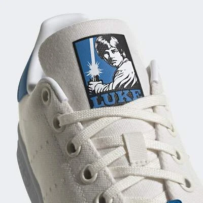 ADIDAS STAN SMITH STAR WARS «ЛЮК СКАЙУОКЕР» МОЛОДЕЖНЫЙ РАЗМЕР 4,0 ДО 7,0 НОВЫЙ РЕДКАЯ  - Изображение 1 из 4