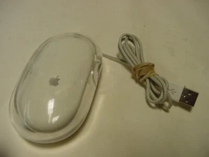 GENUINE APPLE USB MOUSE CLEAR M5769 - Picture 1 of 1