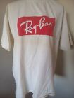 Vintage Ray Ban T-shirt XLarge White Hanes Y2K Label Okulary przeciwsłoneczne Single Stitch