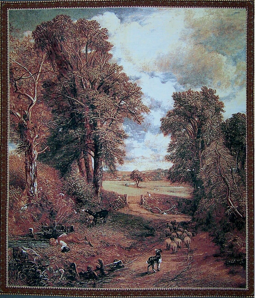 Tapestry Wall Hanging Wheat Field Style Famous Artwork - Image 1 of 1