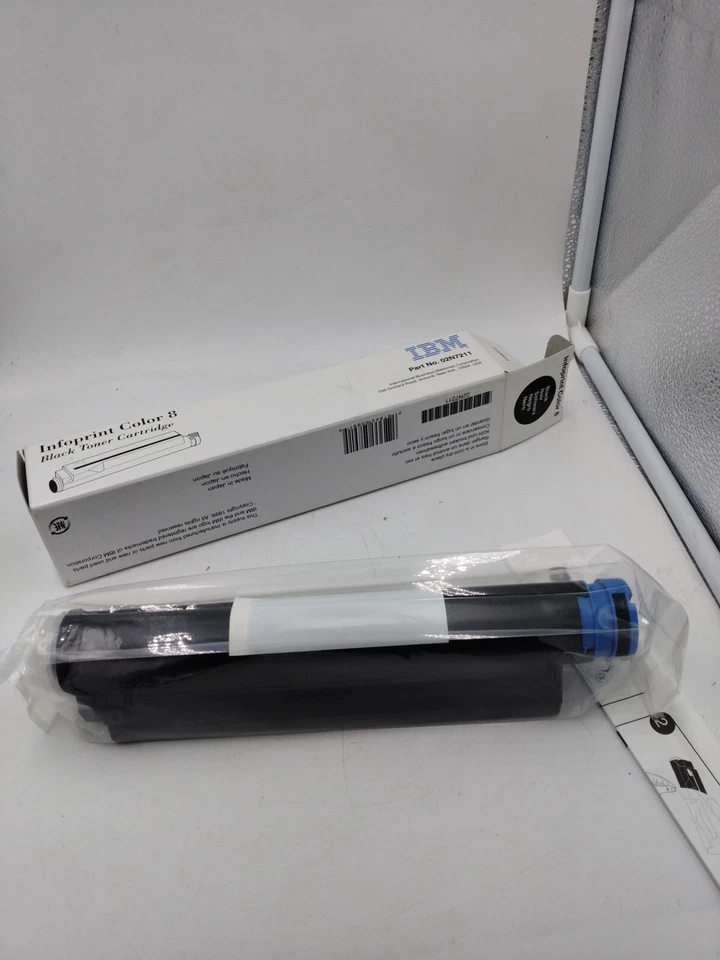 Genuine IBM 02N7211 INFOPRINT COLOR 8 TONER BLACK (1) use in Infoprint Color 8 P - Image 1 of 4