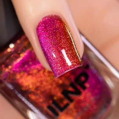 ILNP Misfit - Esmalte de uñas brillante magnético rosa a naranja Foto 1 de 4