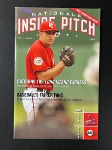June 2008 Nationals Inside Pitch Issue Feat. Nats Southpaw John Lannan Magazine - Picture 1 of 3