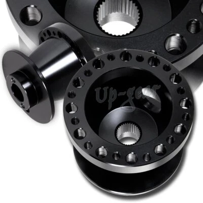For 1990-2005 Mazda Miata Aluminum Black Steering Wheel 6 Hole HUB Adapter - Image 1 of 3