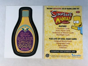 CHEAP PROMO CARD: THE SIMPSONS MANIA! (Inkworks 2001) #P2 - Picture 1 of 2
