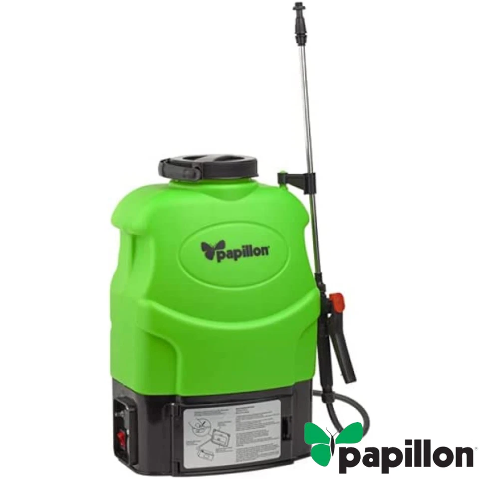 Papillon POMPA IRRORATRICE A SPALLA ZAINO per DISERBO A BATTERIA LITIO 12V 16 Lt - Immagine 1 di 1