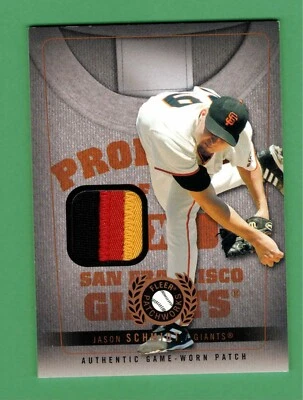 Camiseta Fleer Patchworks Jason Schmidt 2005 parche reliquia 22/99 gigantes Foto 1 de 2
