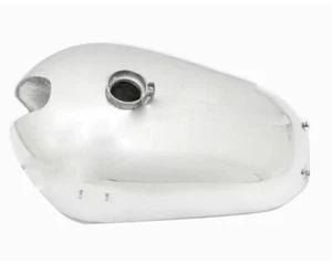 FIT FOR Norton Ajs Matchless G12 CSR Competition Steel Chrome Petrol Fuel Tank - Bild 1 von 3