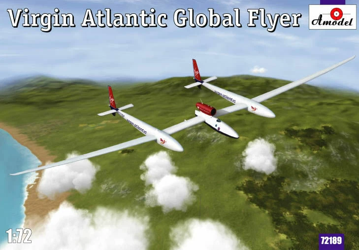 Amodel - Vergine Atlantic Global Flyer Weltumrundung Rekord modello Kit 1 72