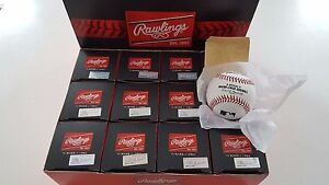 (12) Rawlings Official MLB Baseball 1 DOZEN Individually Boxed Manfred ROMLB
