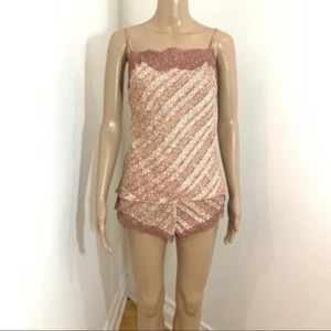 New Victoria's Secret Lacey Cami and Shorts 2 Piece Pajamas Set Small - Picture 1 of 6