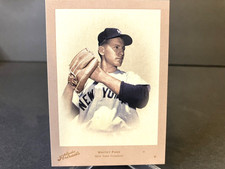 2005 Donruss Throwback Threads Studio Portraits Whitey Ford 15/25 | Free Ship!