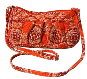 Vera Bradley PAPRIKA Maggie Handbag and Wallet, Hobo Shoulder purse EUC 2009 - Picture 1 of 15