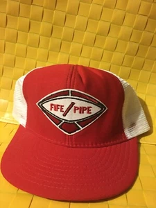 Vintage "Fife Pipe" Trucker Baseballkappe, hergestellt in den USA, kostenloser Versand in Cont USA - Bild 1 von 6
