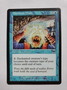MTG Magic The Gathering Card Mistform Mask Enchant Creature Blue Onslaught  - Picture 1 of 2