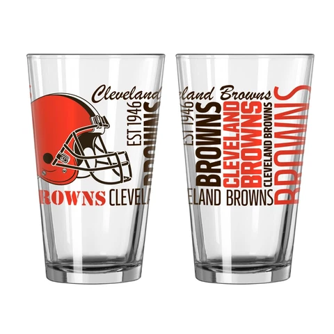 Cleveland Browns Boelter NFL Spirit 16oz Pint Glass(1) FREE SHIP!! Cover
