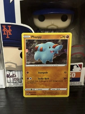 Pokemon TCG Sword & Shield Black Star Promo - Phanpy #SWSH117 - Holo Card - Image 1 of 4