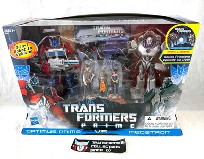 Transformers Prime 2011 First Edition Optimus Prime Vs Megatron MISB - Image 1 of 2