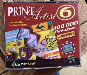 PRINT ARTIST 6 - 100.000 cliparts & Photos 4 CD-Rom für WIN 95/98 & NT 4.0 - Bild 1 von 10