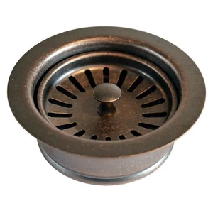 Native Trails DR340 Copper 3-1/2" Basket Strainer With Disposal Trim - Picture 1 of 3