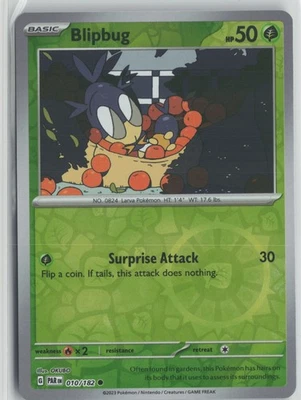 Blipbug 010/182 Common SV04: Paradox Rift NM Reverse Holo - Image 1 of 2