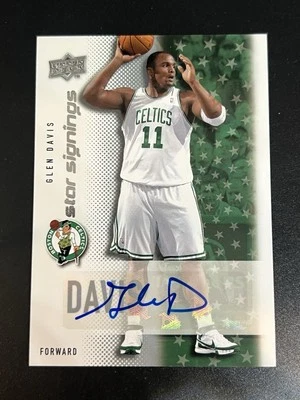 2008-09 Upper Deck - Star Signings Glen Davis #SS-GD (AU) “Big Baby” Celtics Foto 1 de 2