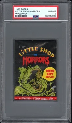 LITTLE SHOP OF HORRORS WAX PACK TOPPS PSA 8 NM/MT 1986 Wax Pack 103043835 - Image 1 of 4