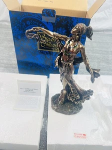 OYA Goddess Of Wind Storm Transformation Figurine Statue Bronze Color NEW NIP - Picture 1 of 14