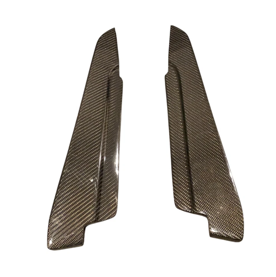 Juego de labios divisores Canard parachoques trasero fibra de carbono real BMW M3 E90 E92 E93 08-13 Foto 1 de 4