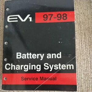 97-98 OEM GM/Saturn EV1 Battery Charging System Factory Service Manual RARE - Picture 1 of 5