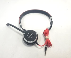 Jabra Evolve 40 Wired Headset HSC017 w/ AUX Jack Headset Only TESTED - Afbeelding 1 van 5