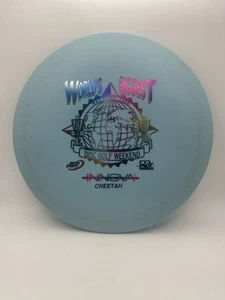 1996 Innova 1st Run Blue Cheetah World Biggest Disc Golf Rainbow Stamp 172g - Picture 1 of 5